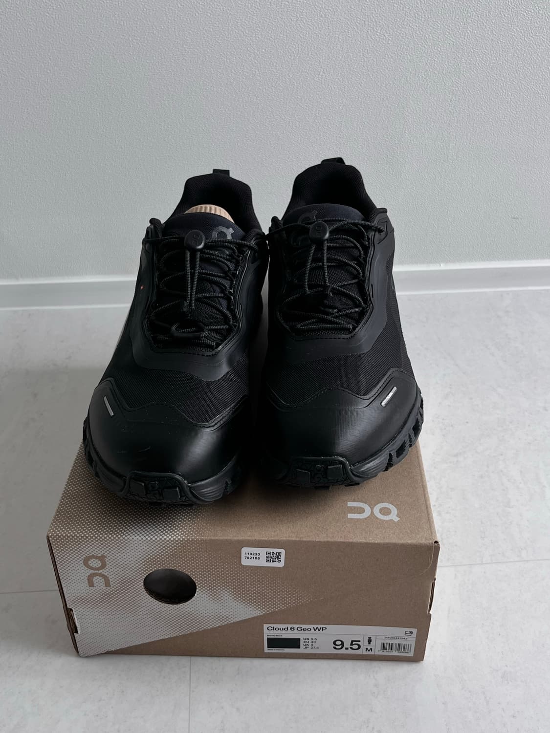 온러닝 클라우드6 지오 블랙 on geo 275 팝니다 상품이미지1