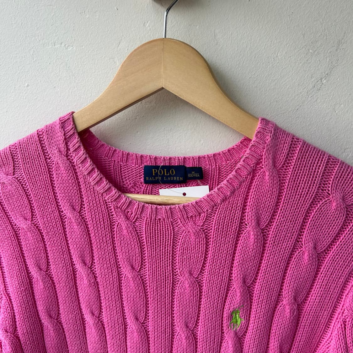 16266 - 폴로 랄프로렌 핑크 케이블 니트 상품이미지3