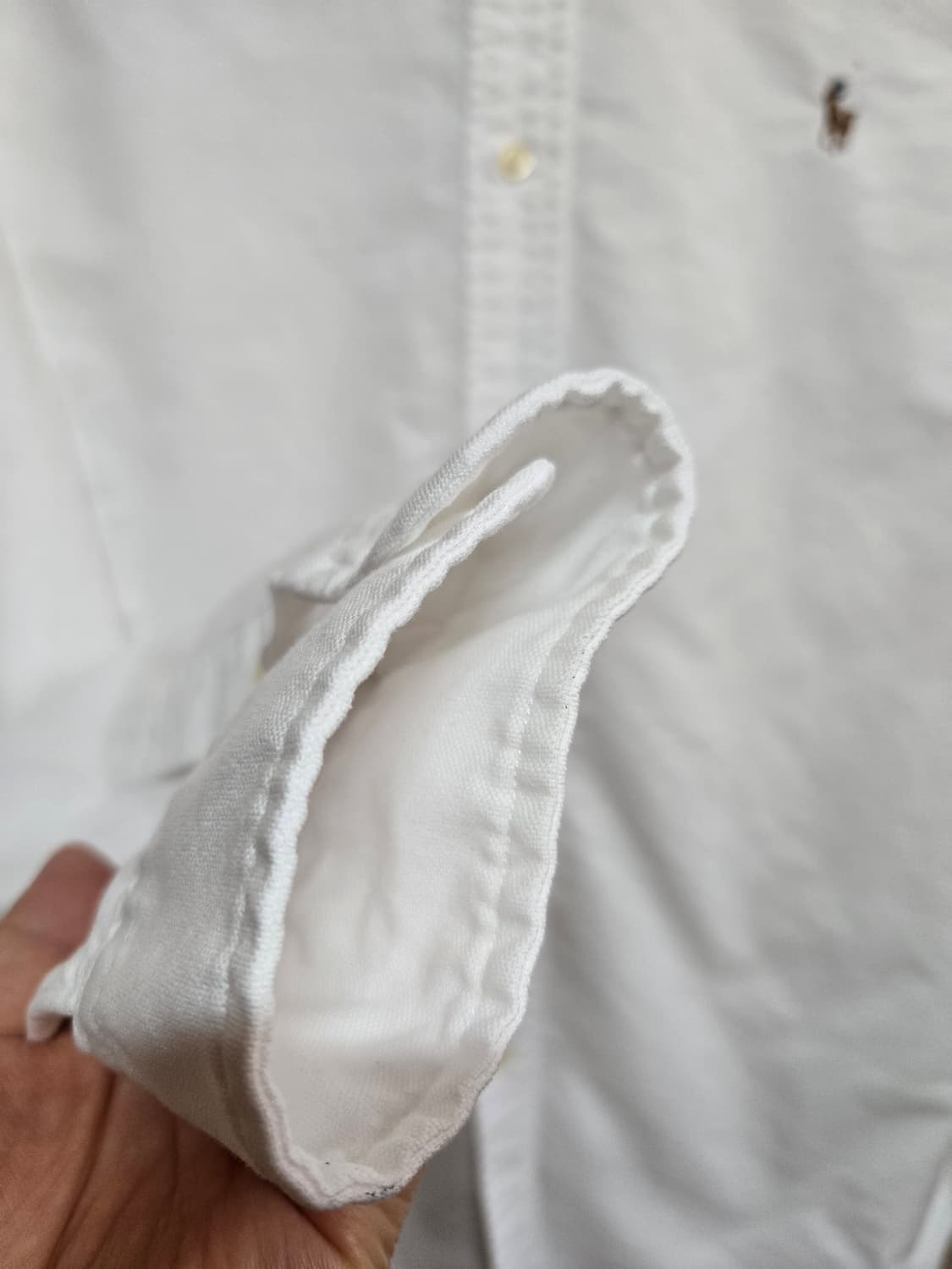 폴로 랄프로렌 옥스포드 화이트 셔츠 상품이미지3