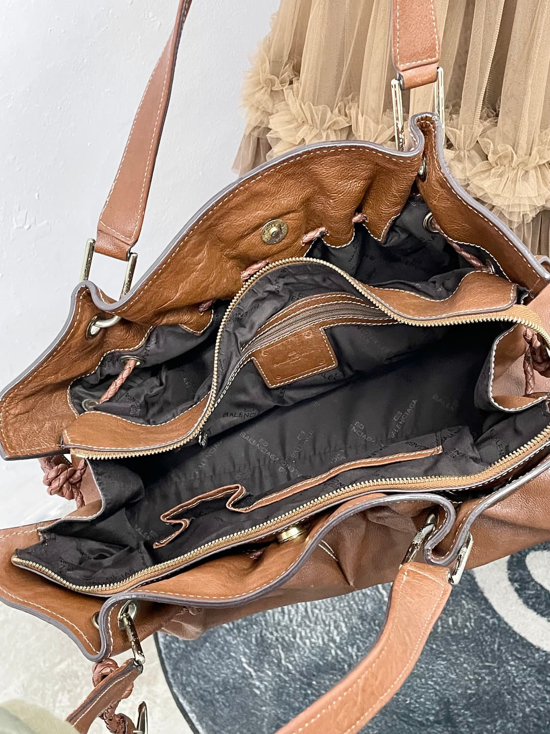 00s 발렌시아가 BB 드로우스트링 숄더백 상품이미지4