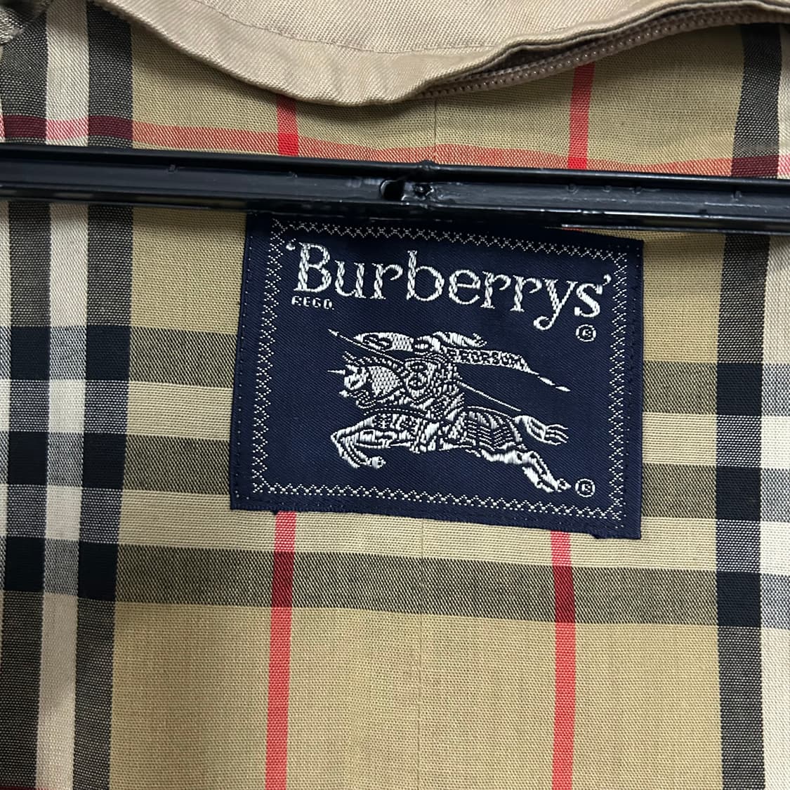 (M) 버버리 노바체크 베이지 트렌치 코트 상품이미지8