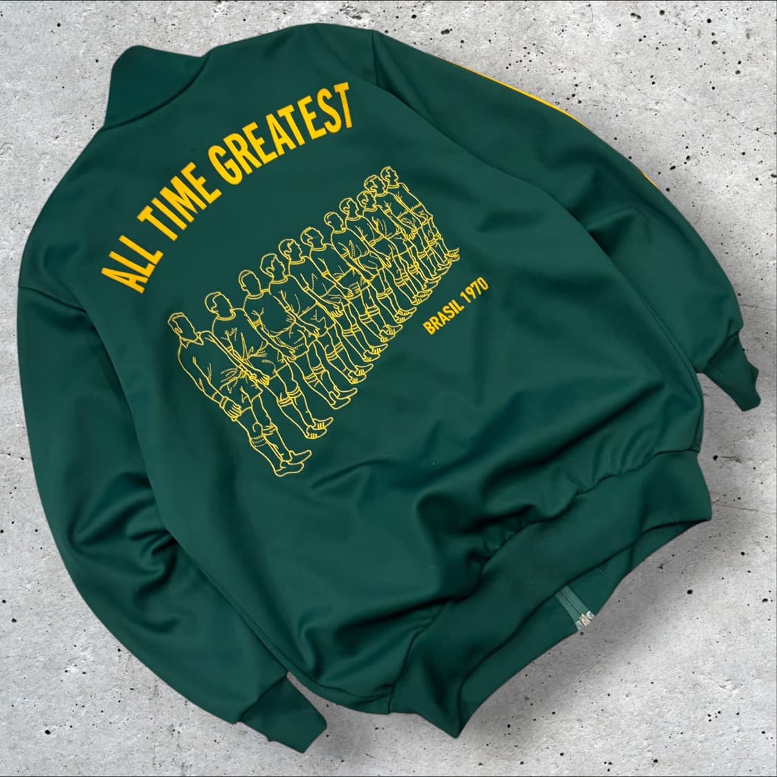 [95] 05s 아디다스 브라질 트랙탑 져지 집업 노초 D742 상품이미지2