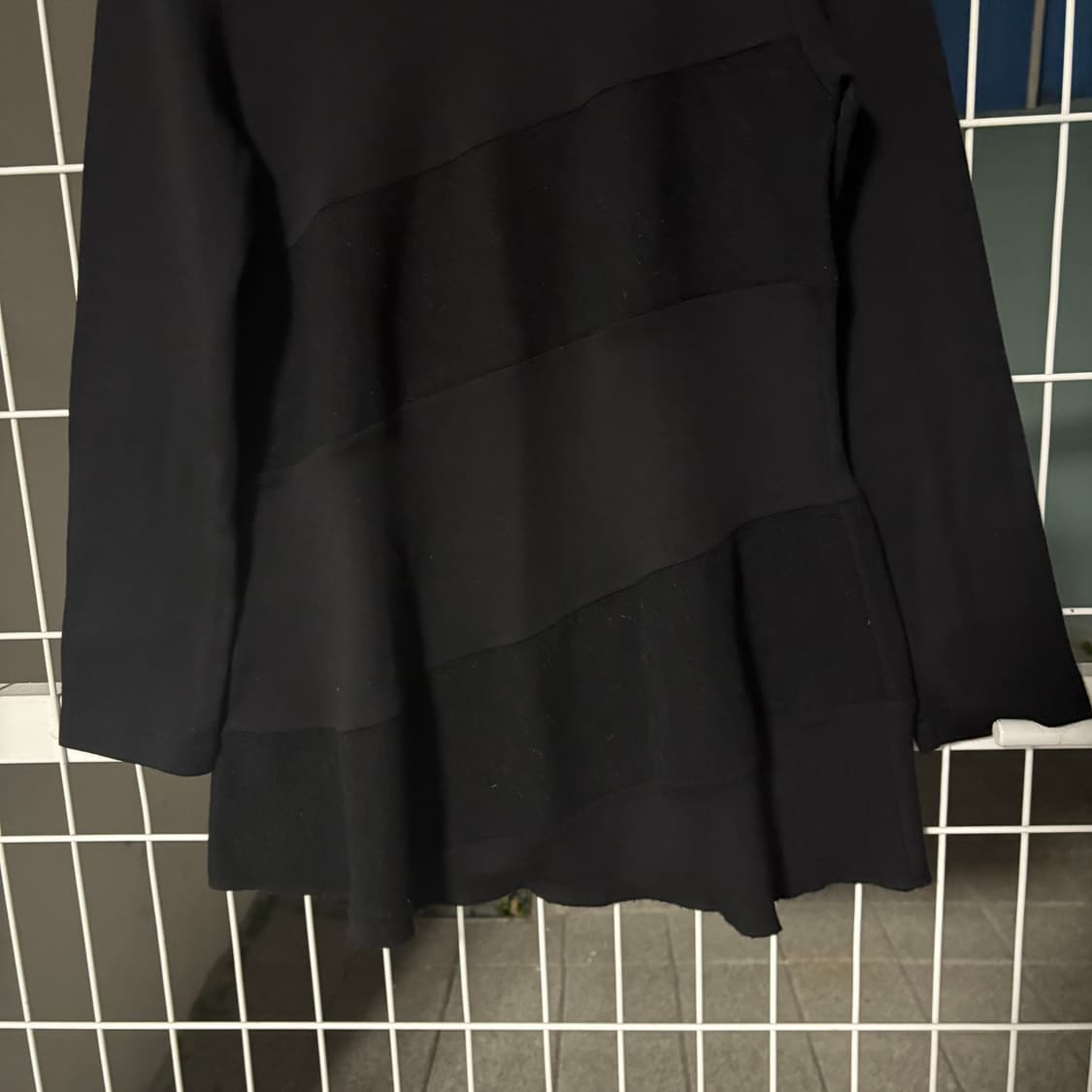 꼼데가르송 트리콧 비대칭 패널 롱 니트 상품이미지5