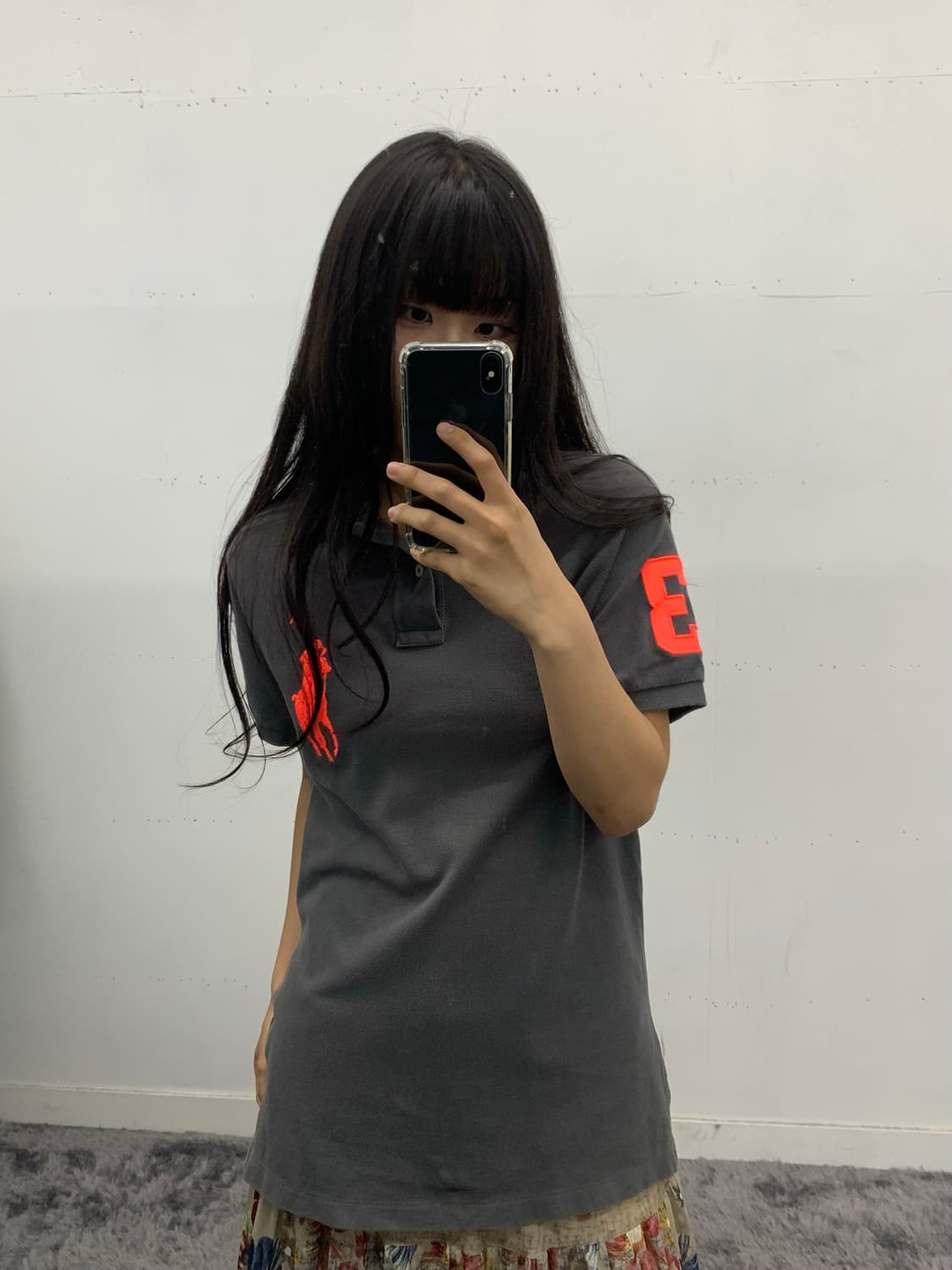 폴로 랄프로렌 빅포니 카라티 그레이 레드 상품이미지1