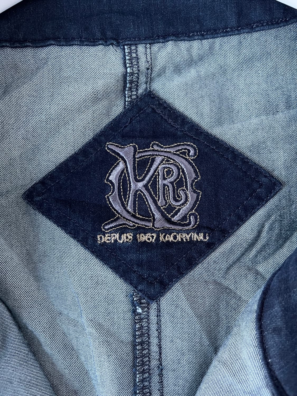 KAORYINU 데님 패치 자켓 상품이미지7