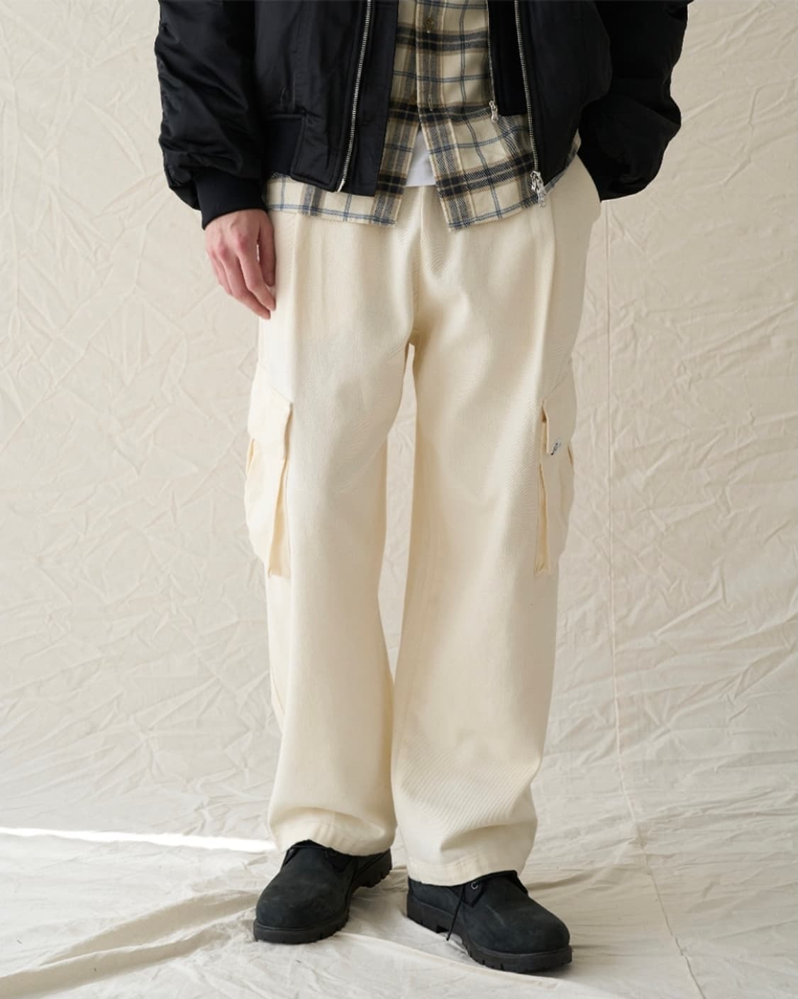 (M)꼼소넛 카고 밴딩 팬츠  상품이미지1