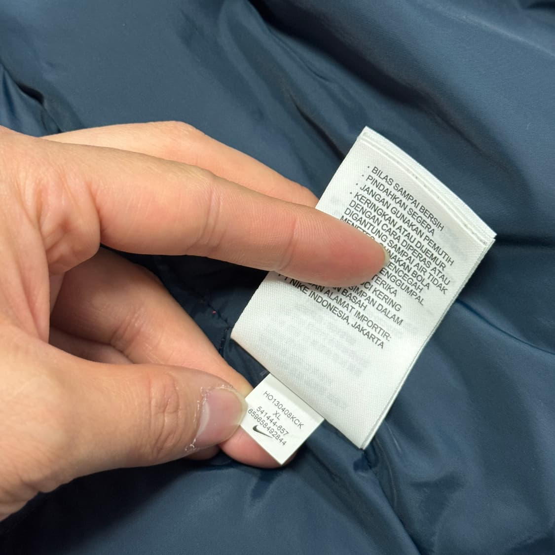 나이키 구스다운 레드 패딩조끼 XL 상품이미지7