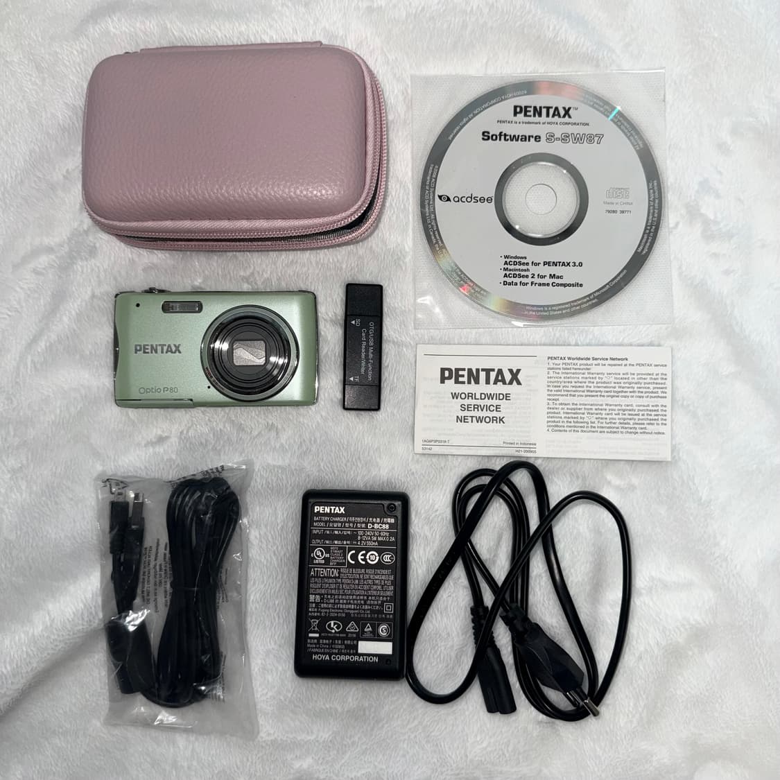 펜탁스 옵티오 p80 그린 pentax optio 상품이미지1