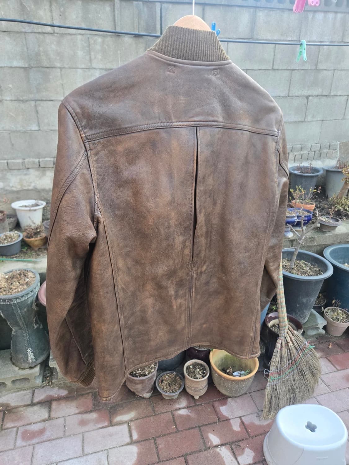 RRL 레더카코트 m 상품이미지2