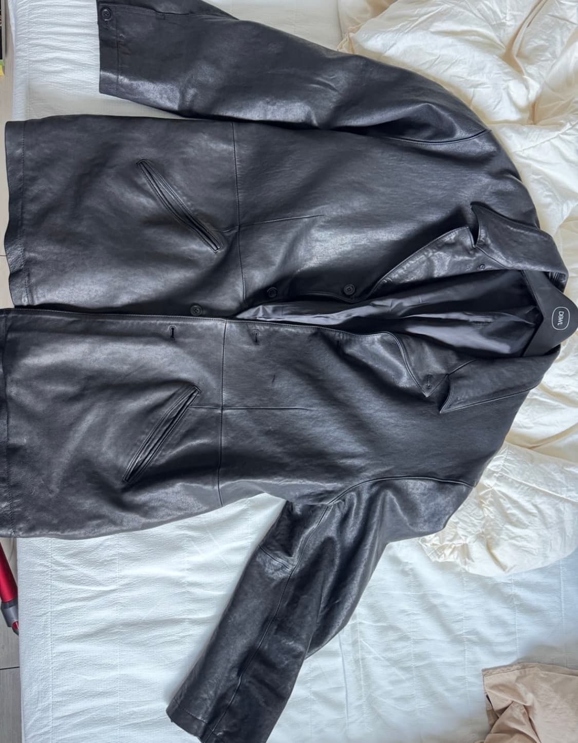 26ss 유스youth 워시드 레더 자켓 S 상품이미지1