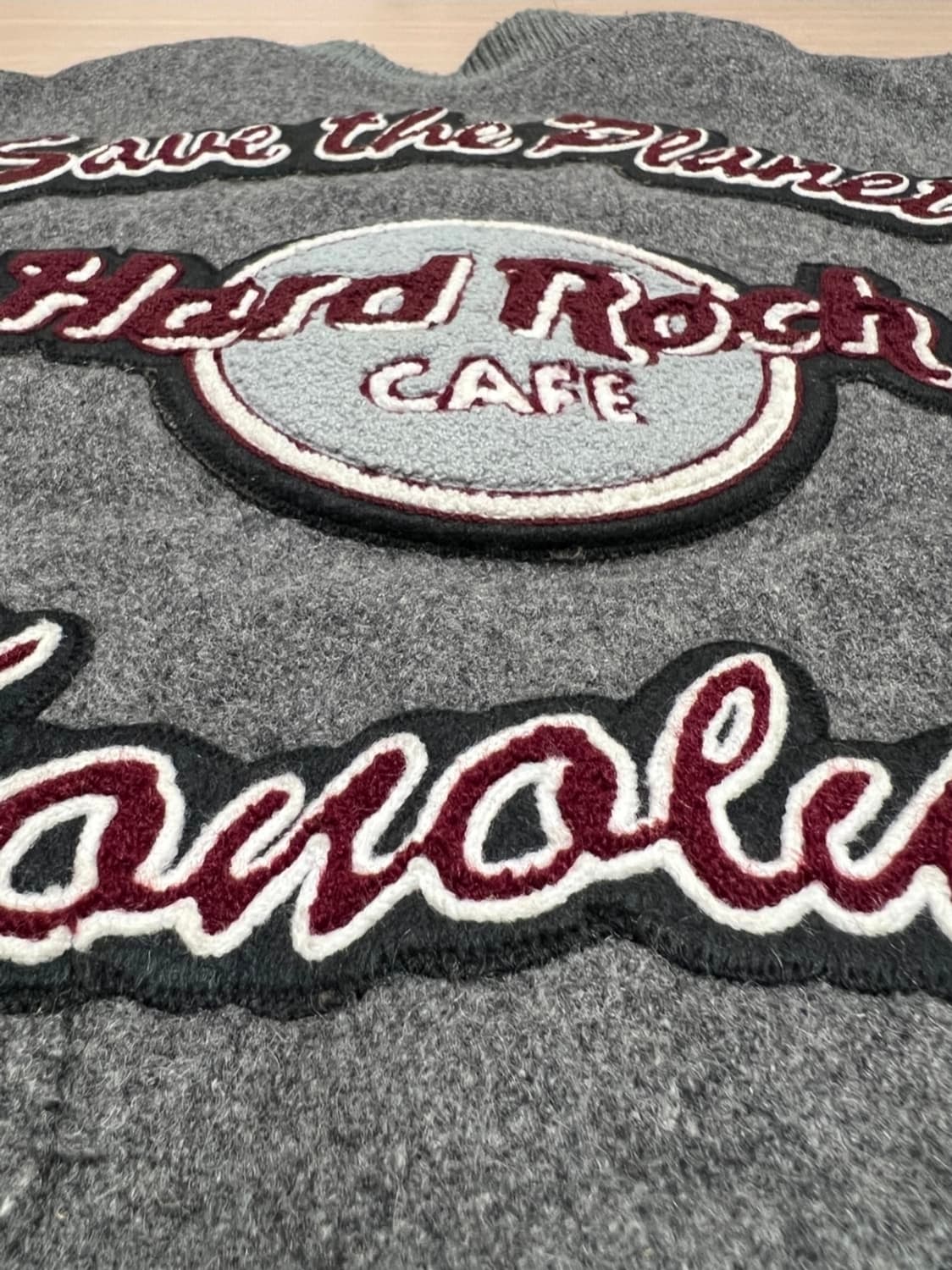 하드락카페 빈티지 바시티자켓 xl 상품이미지6