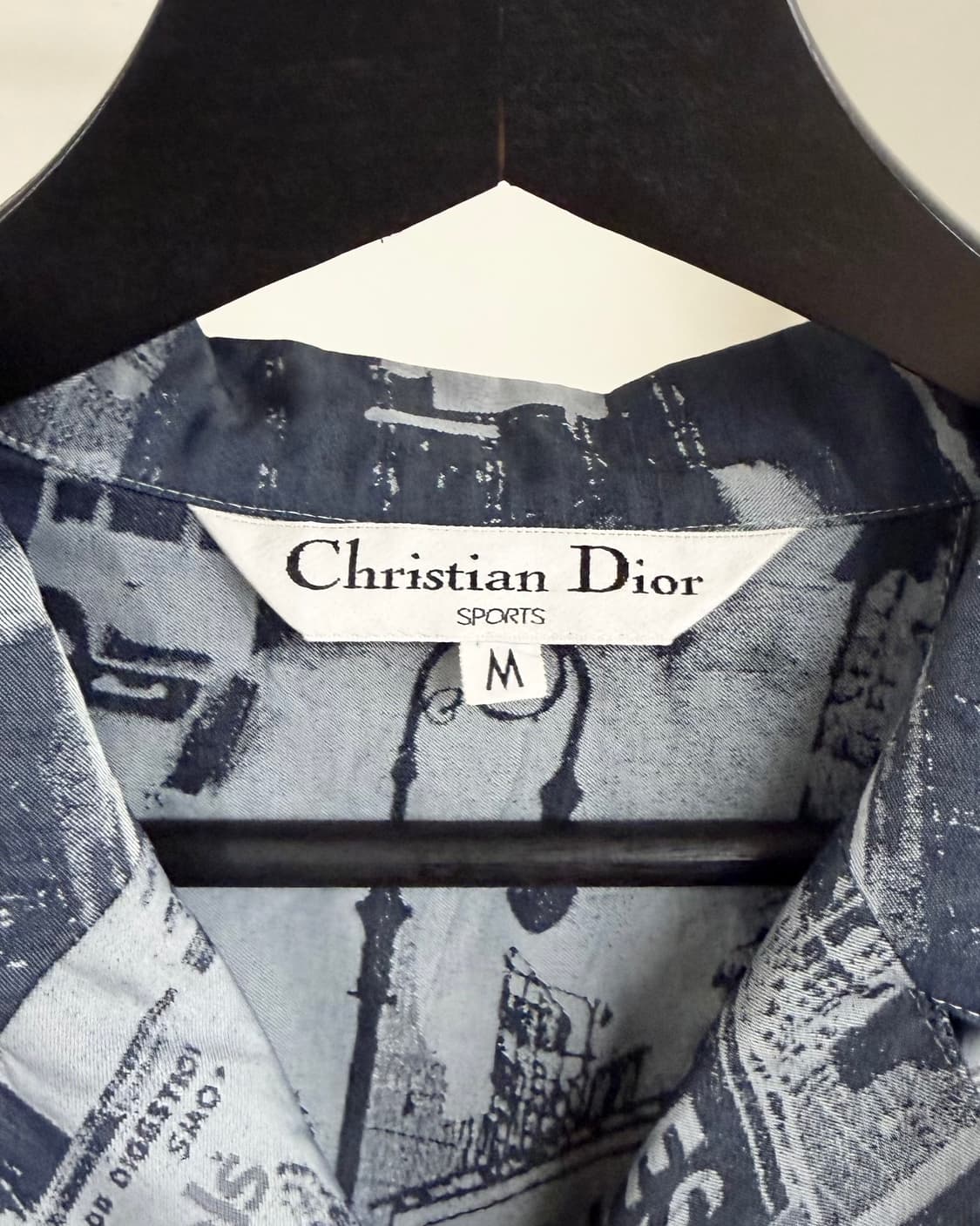 크리스찬 디올 블루 포토그래픽 프린트 셔츠 상품이미지7