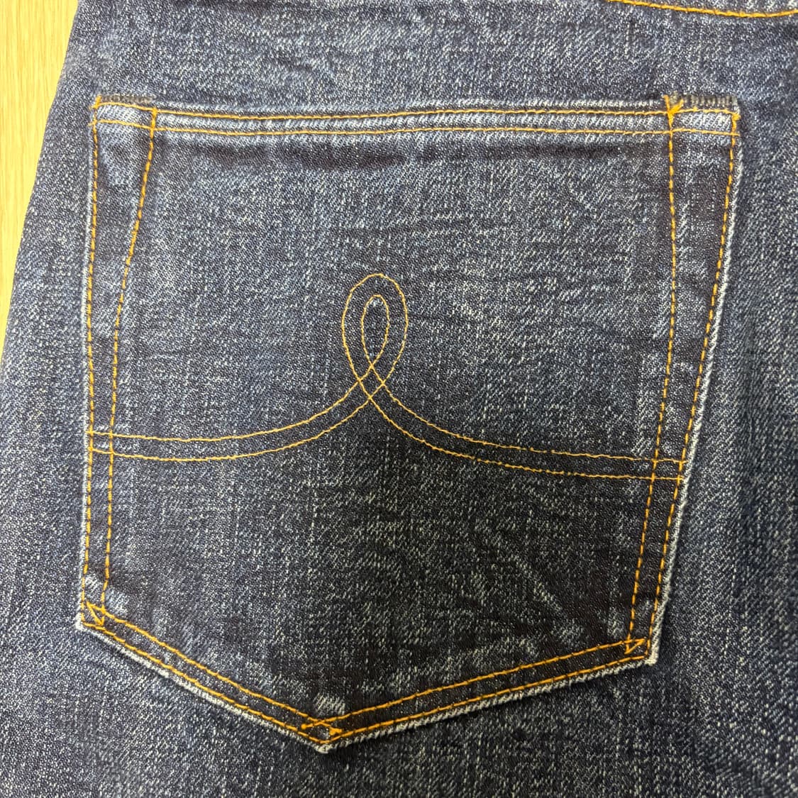 [34x32] RRL 셀비지 스트레이트 데님 made in usa 상품이미지4