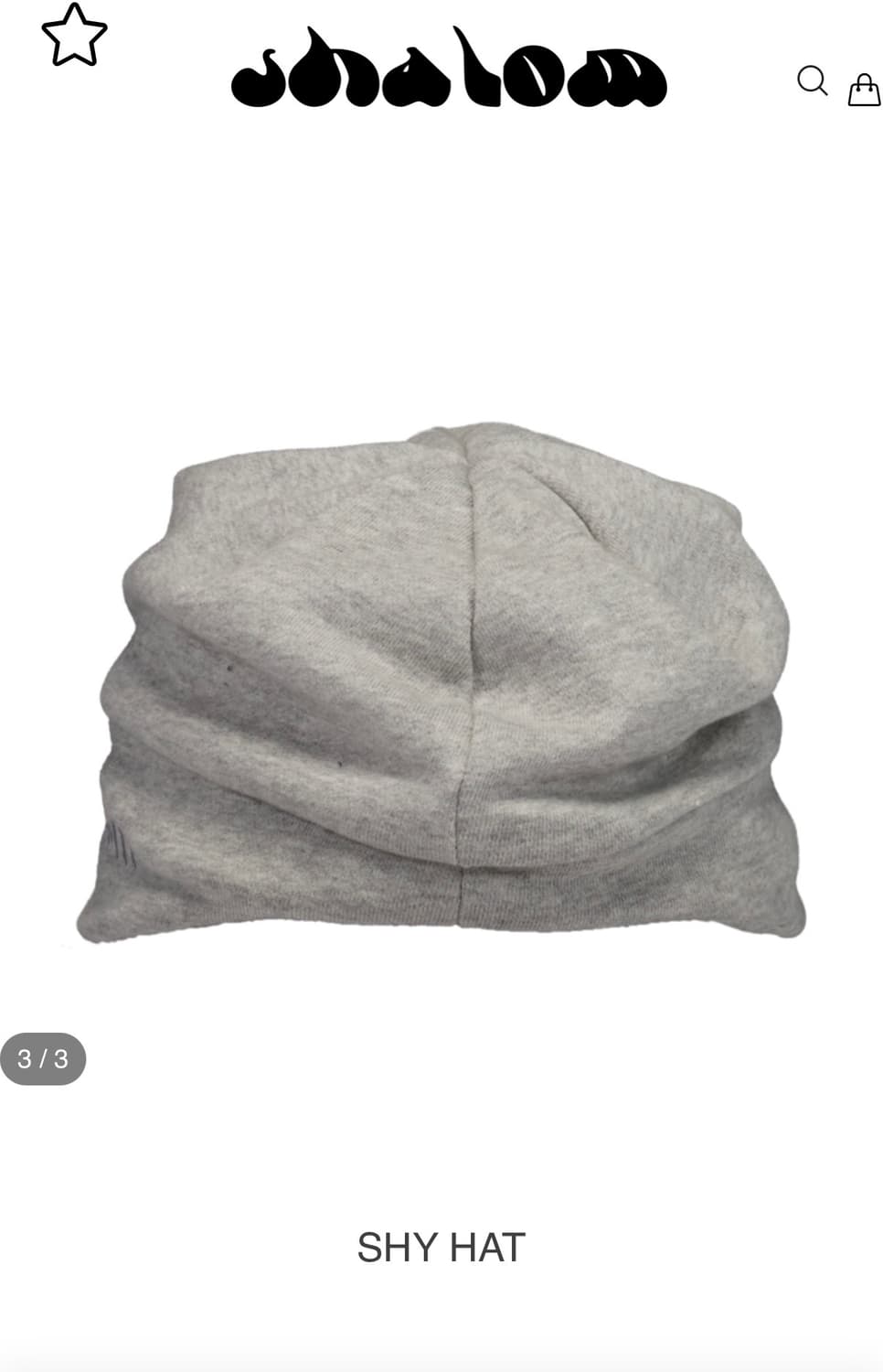 샬롬클럽 shy hat 샤이 햇 모자 상품이미지3