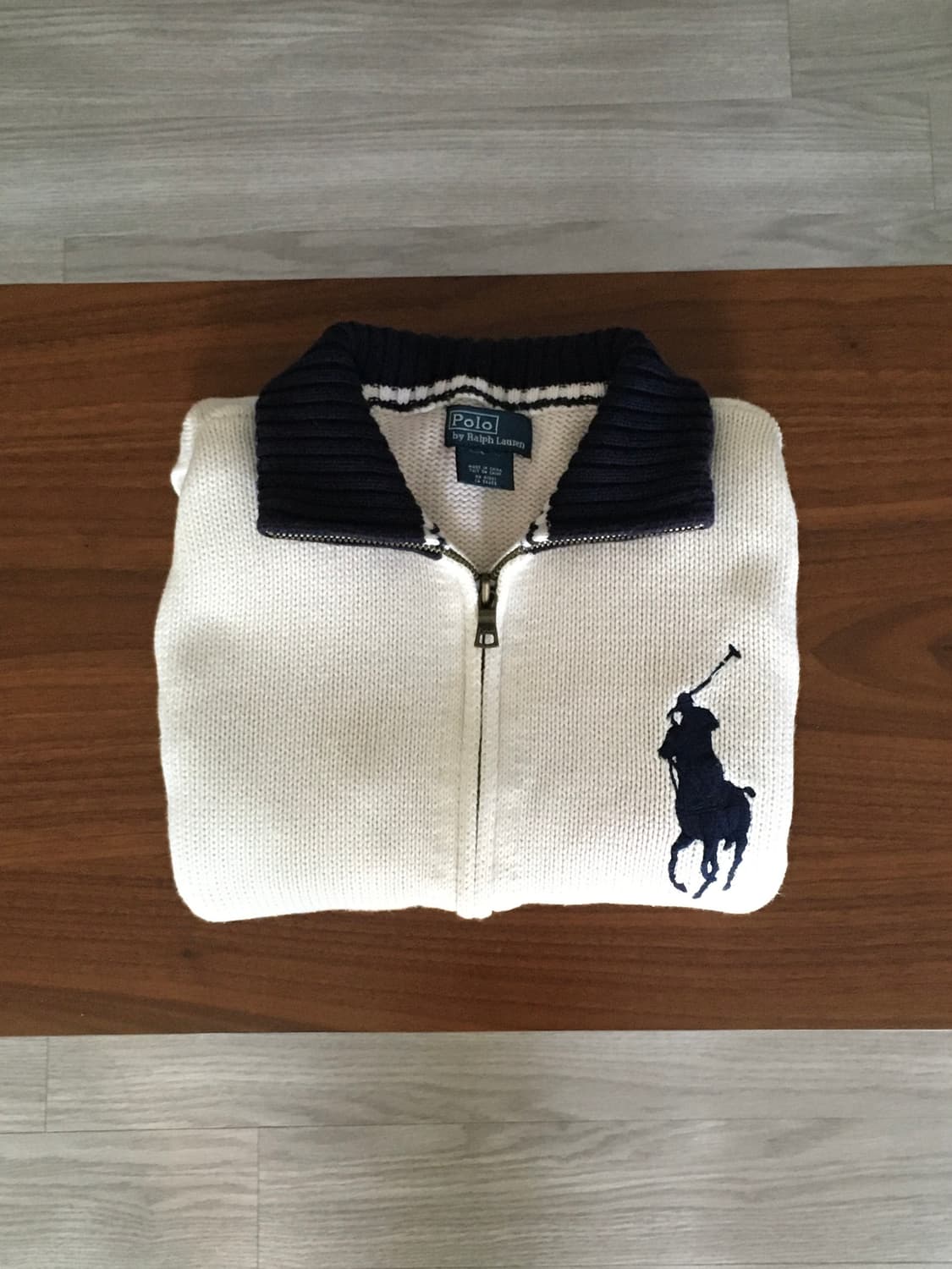 폴로 빅포니 니트집업 상품이미지1