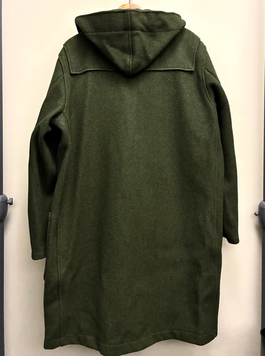 (L/105)Schott USA 쇼트 울 더플코트 떡볶이코트 올리브그린 상품이미지2