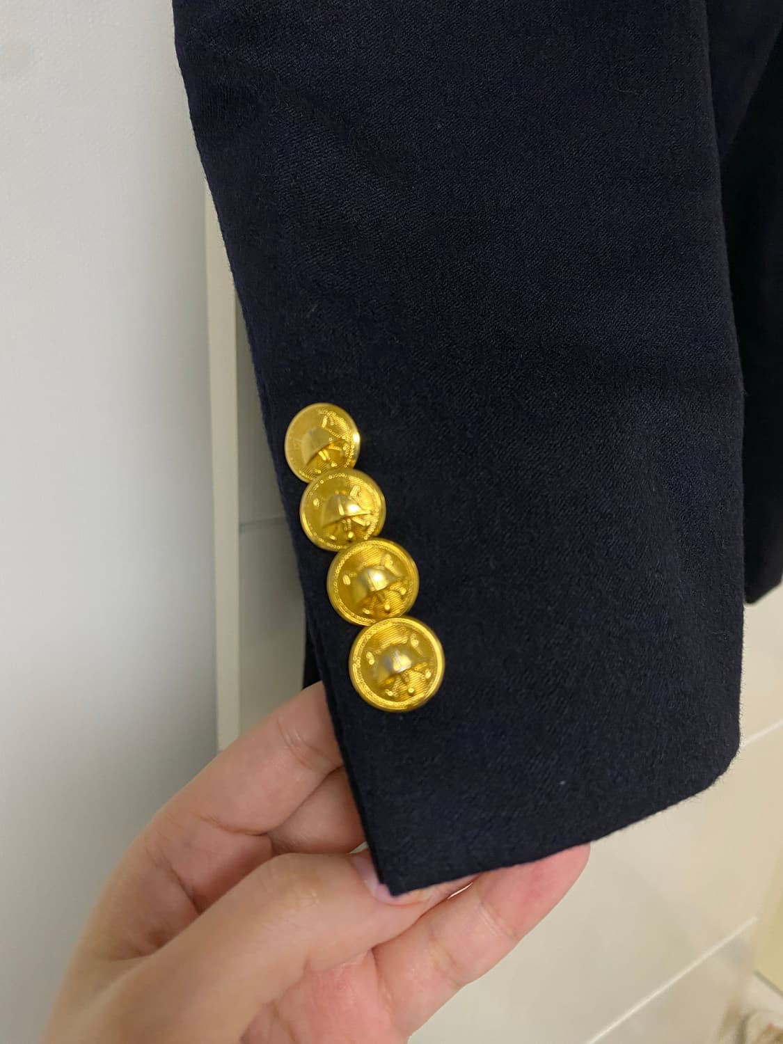 폴로 랄프로렌 네이비 금장 더블 자켓 상품이미지3