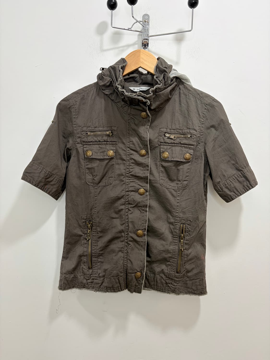 Sorridere 카고 그런지 반팔 자켓  상품이미지5