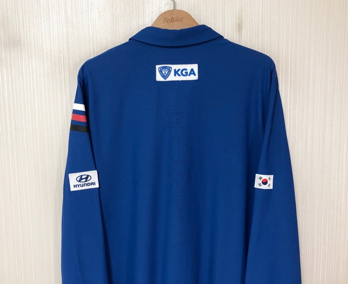 왁(WAAC)골프 국대KOREA 골프국대 선수지급실착 골프셔츠 4(XL) 상품이미지8