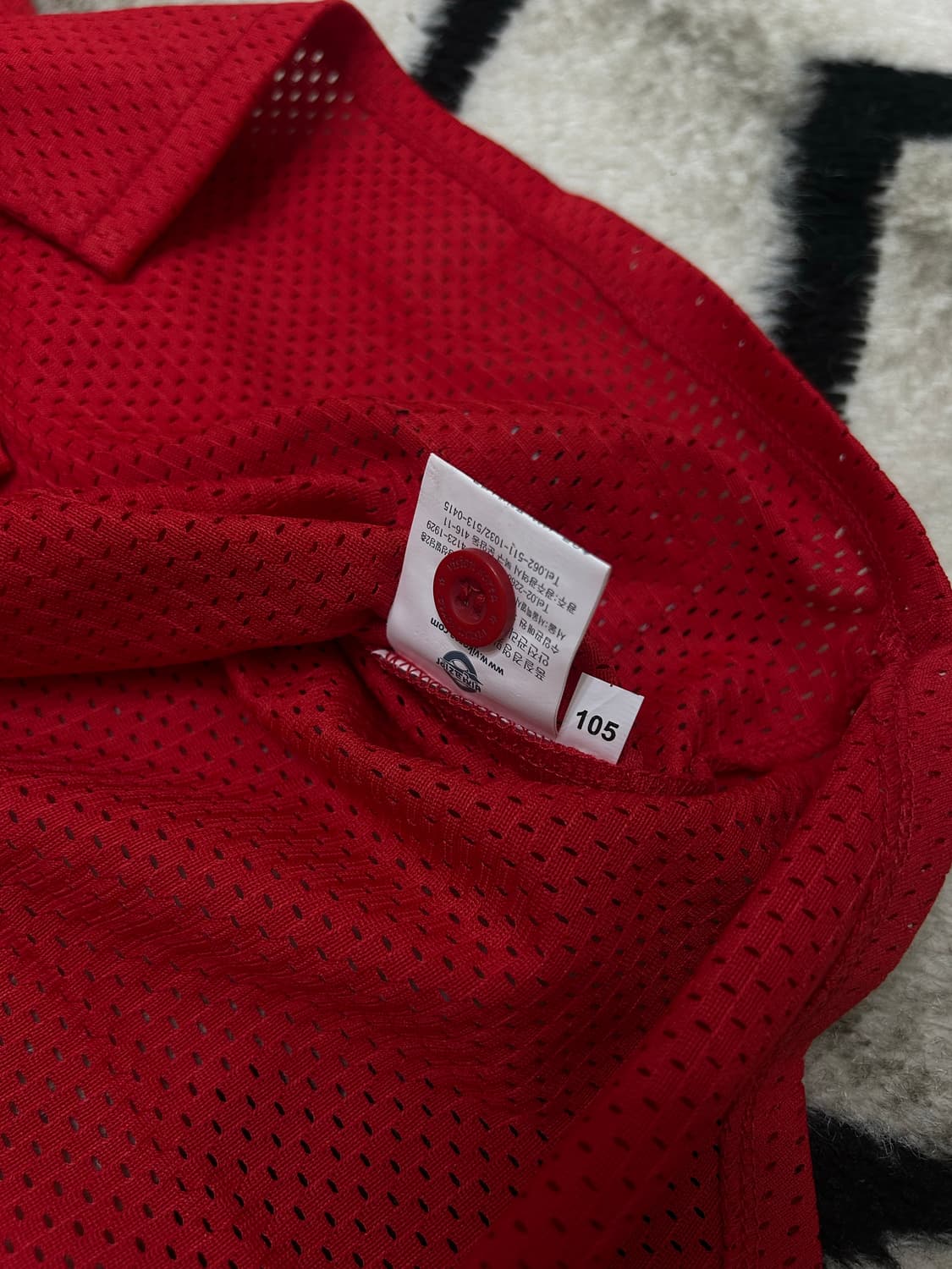 [XL]기아타이거즈 메쉬 반팔유니폼/노마킹 상품이미지5