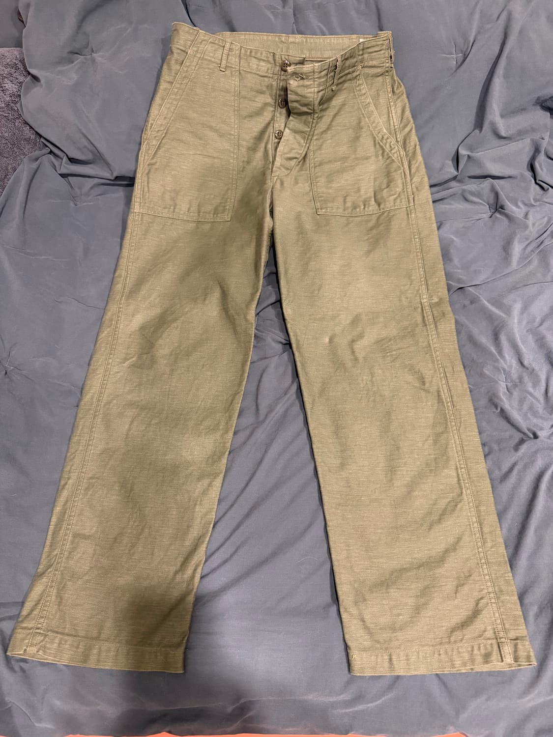 오어슬로우 퍼티그팬츠 오리지널핏 아미그린 3 상품이미지1