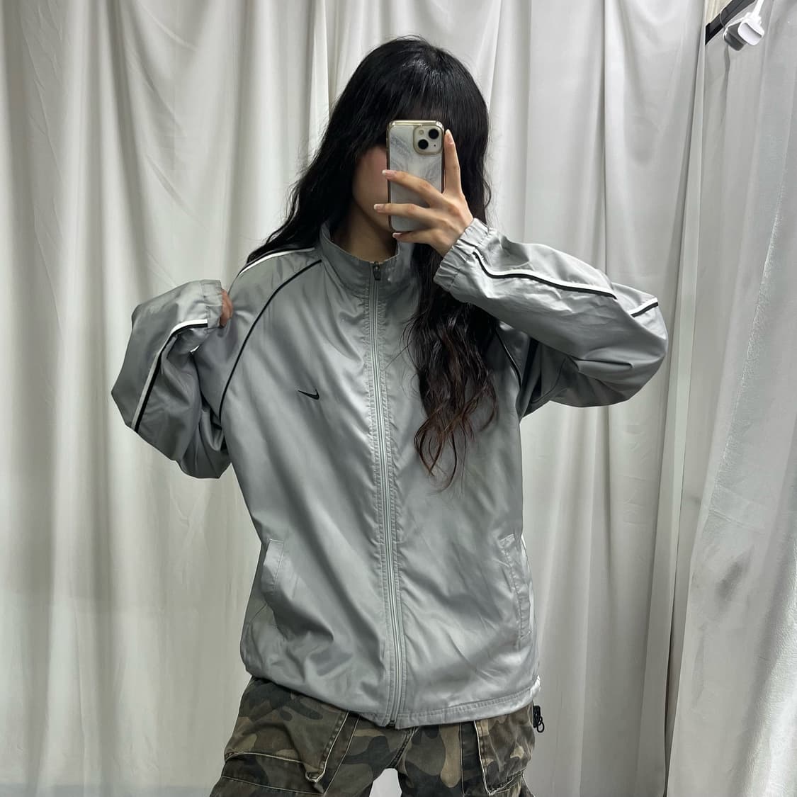 Nike gray 00‘s windbreak jacket 상품이미지2