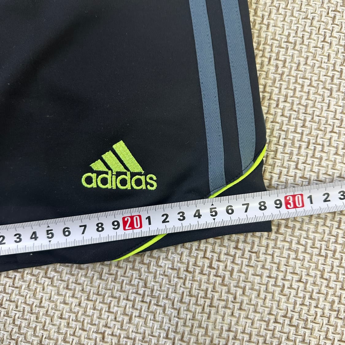 L 아디다스 블랙 트레이닝 반바지 0417D 상품이미지5