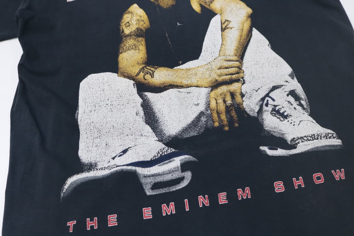 빈티지 00s 에미넴 'The Eminem Show' 랩 티셔츠 (XL) 상품이미지5