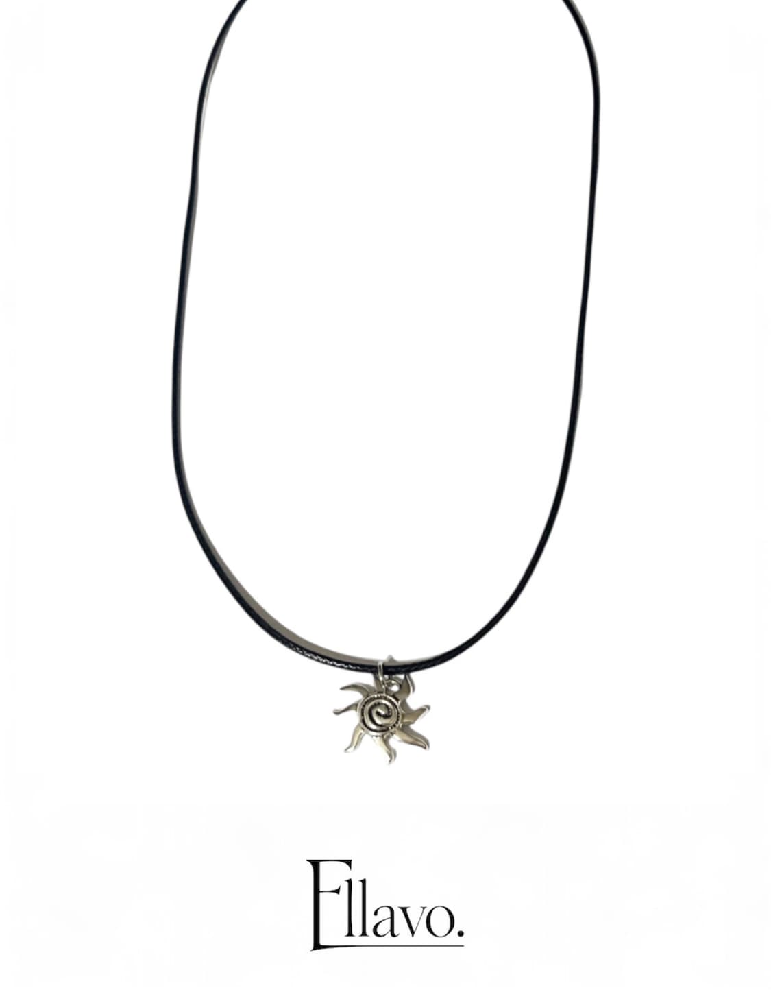 Ellavo sunstone rope necklace 상품이미지2