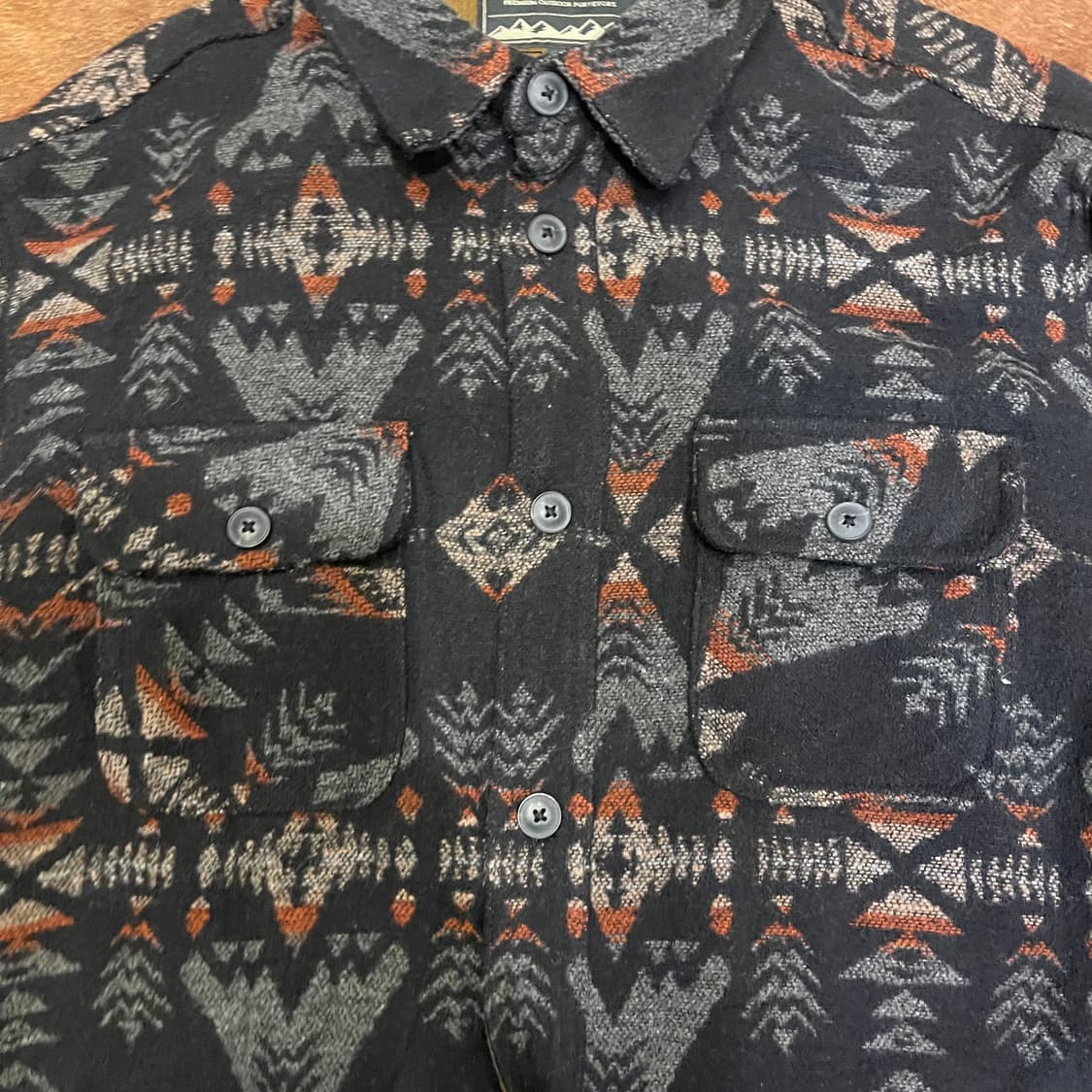 Vintage JACHS 패턴 셔츠자켓 상품이미지3