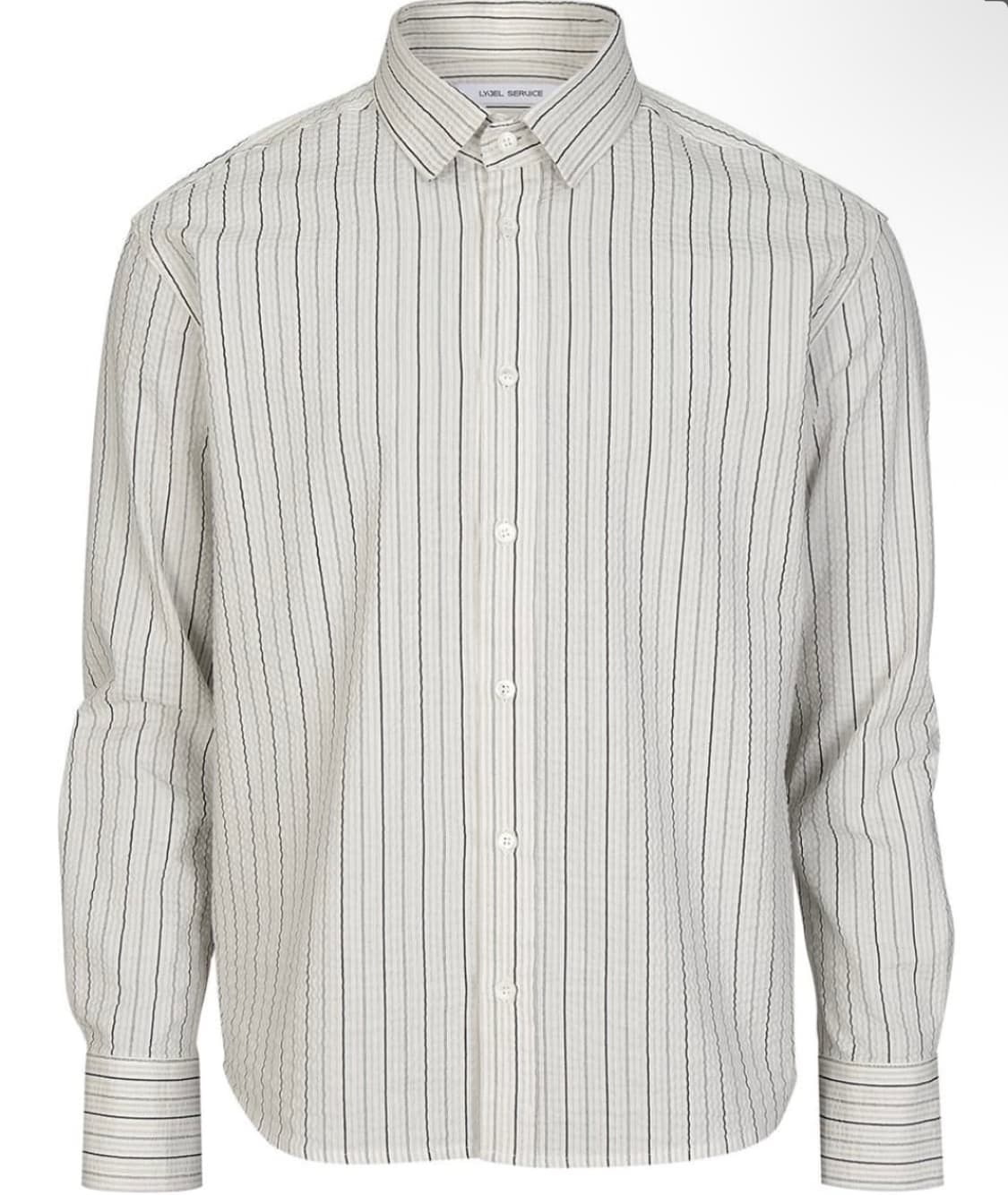 [1] 리젤서비스 스트라이프 셔츠 상품이미지1