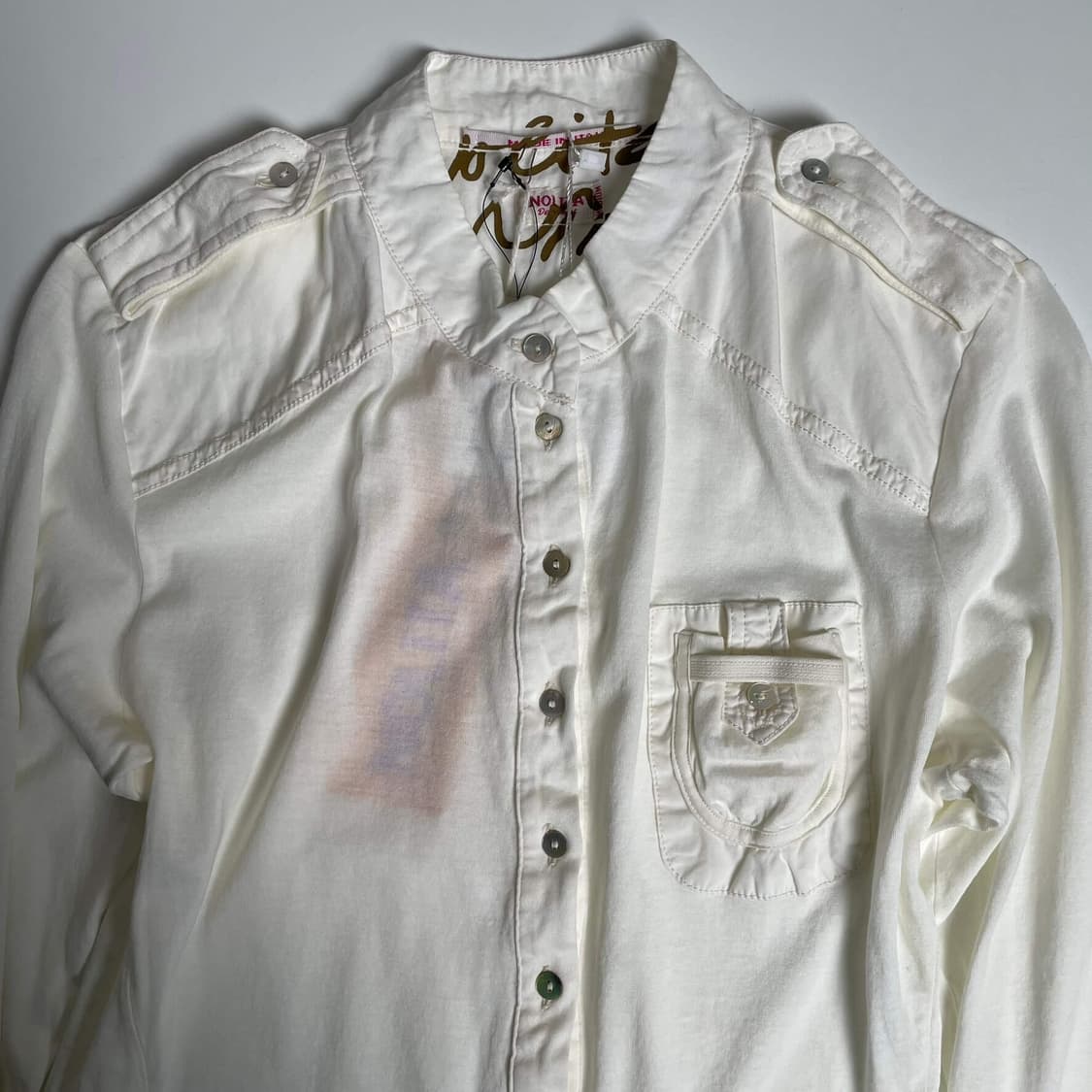 No-l-ita 져지 레이어드 셔츠 (italy)  상품이미지3