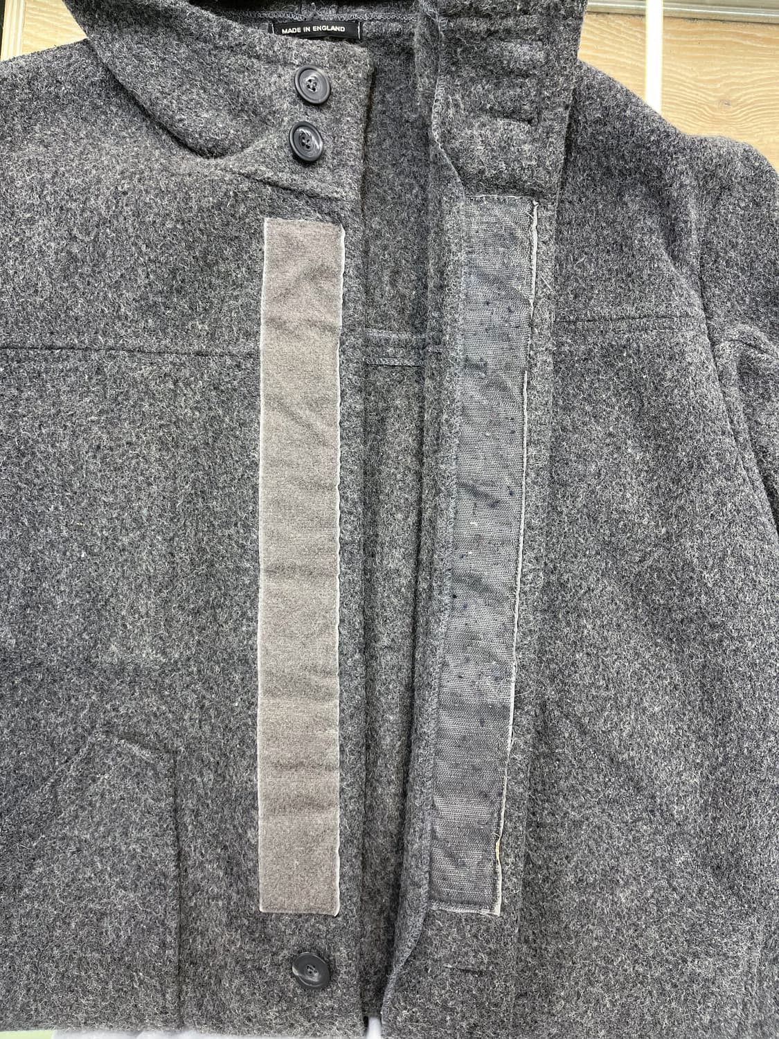 빈티지 잉글랜드 울 더플 코트 상품이미지8