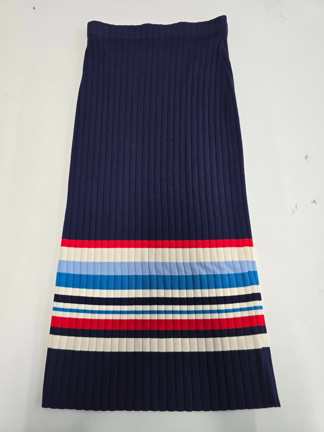 랄프로렌 니트 미디 스커트 네이비 S 상품이미지4