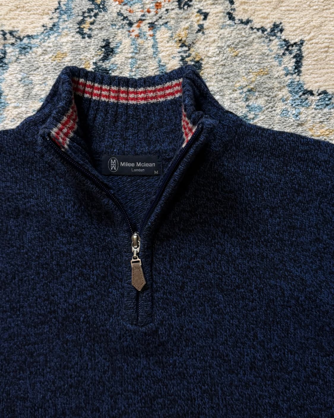 Milee McLean London 빈티지 반집업 니트 상품이미지1