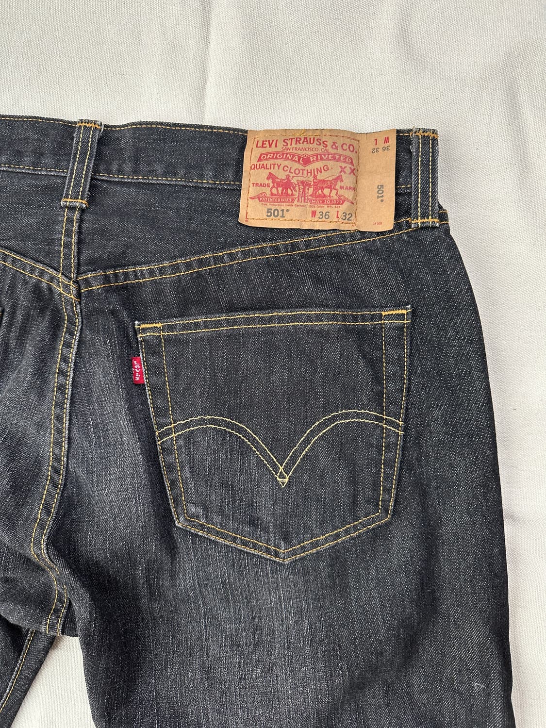 리바이스 501 진청 데님팬츠 36 made in Mexico  상품이미지7