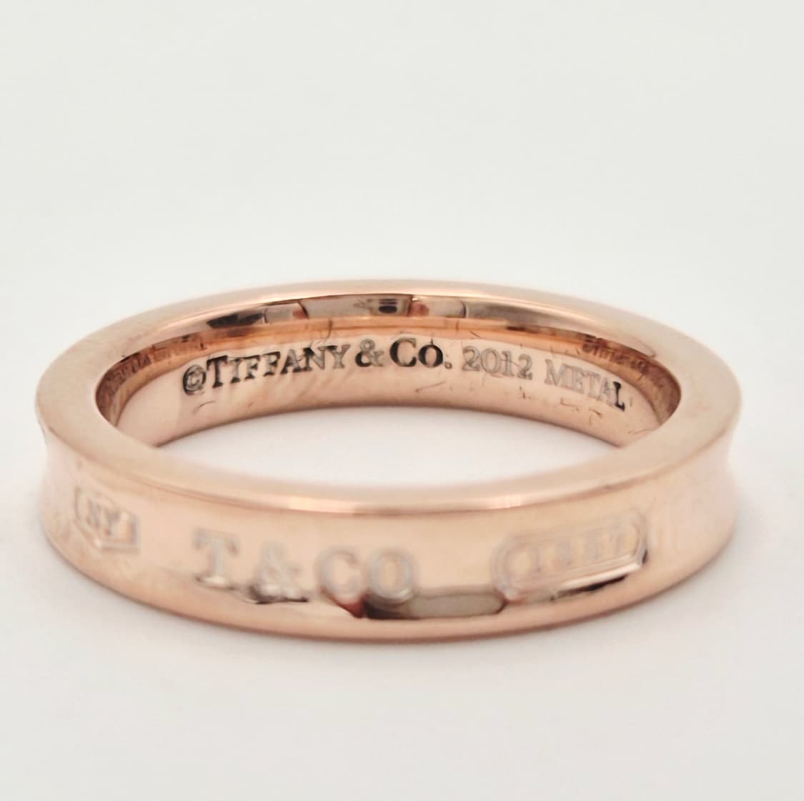 티파니앤코 네로우 1837 루베이도 메탈 반지 K9호 상품이미지1