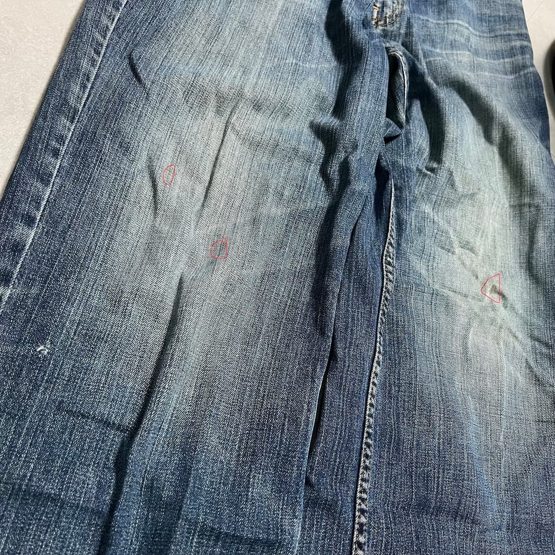 [33] 리바이스 오렌지탭 빈티지 워싱 청바지 상품이미지4