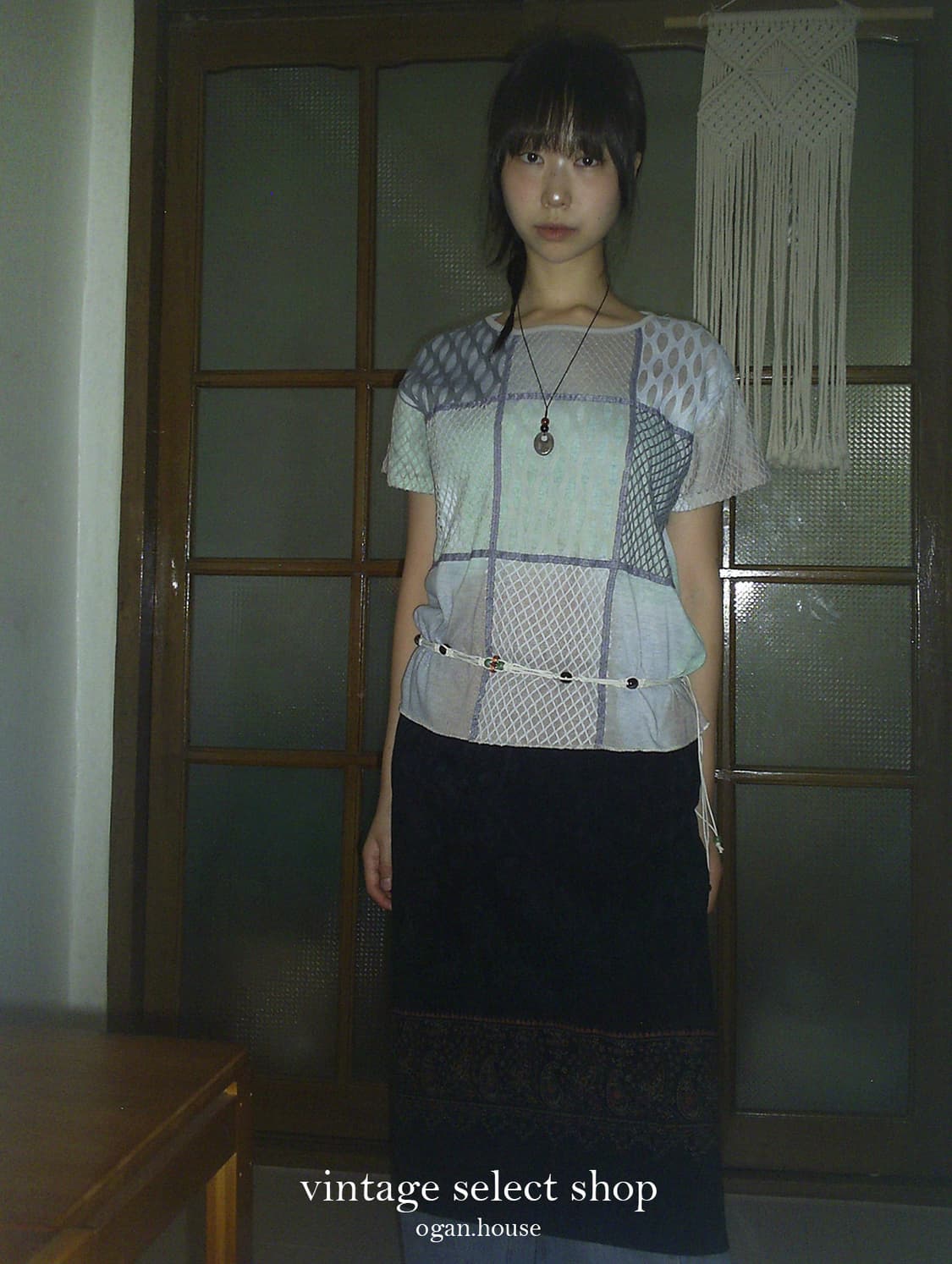 vintage patchwork top 상품이미지3