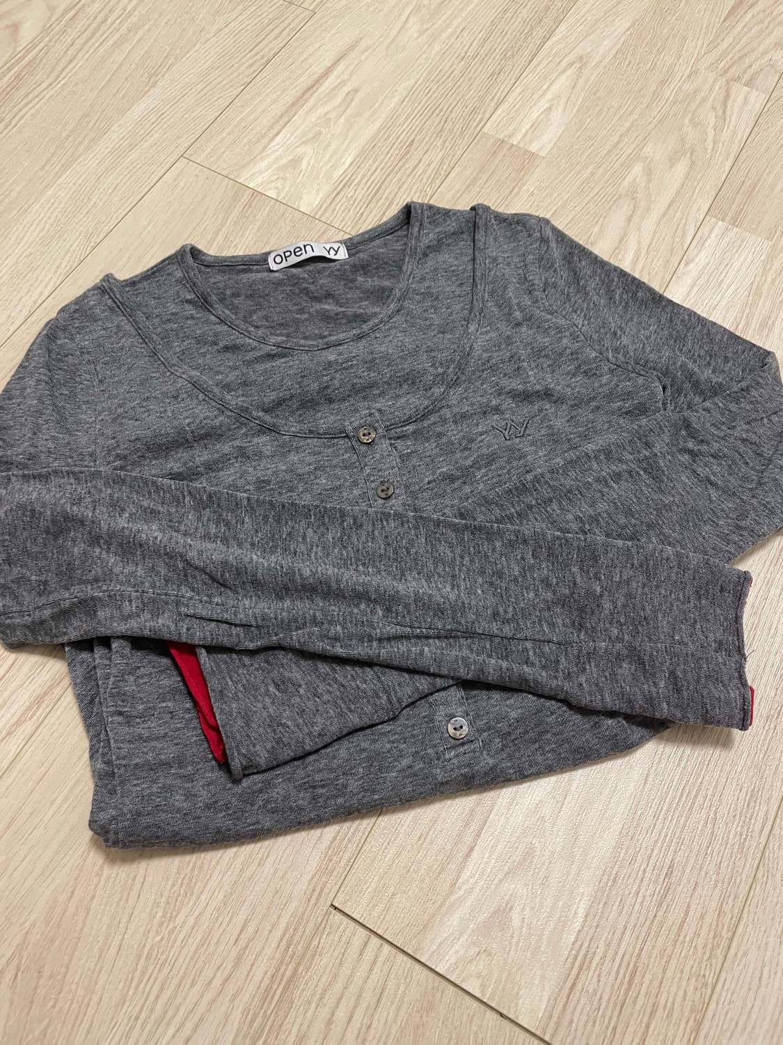 openyy 오픈와이와이 헨리넥티 레이어드티 상품이미지8