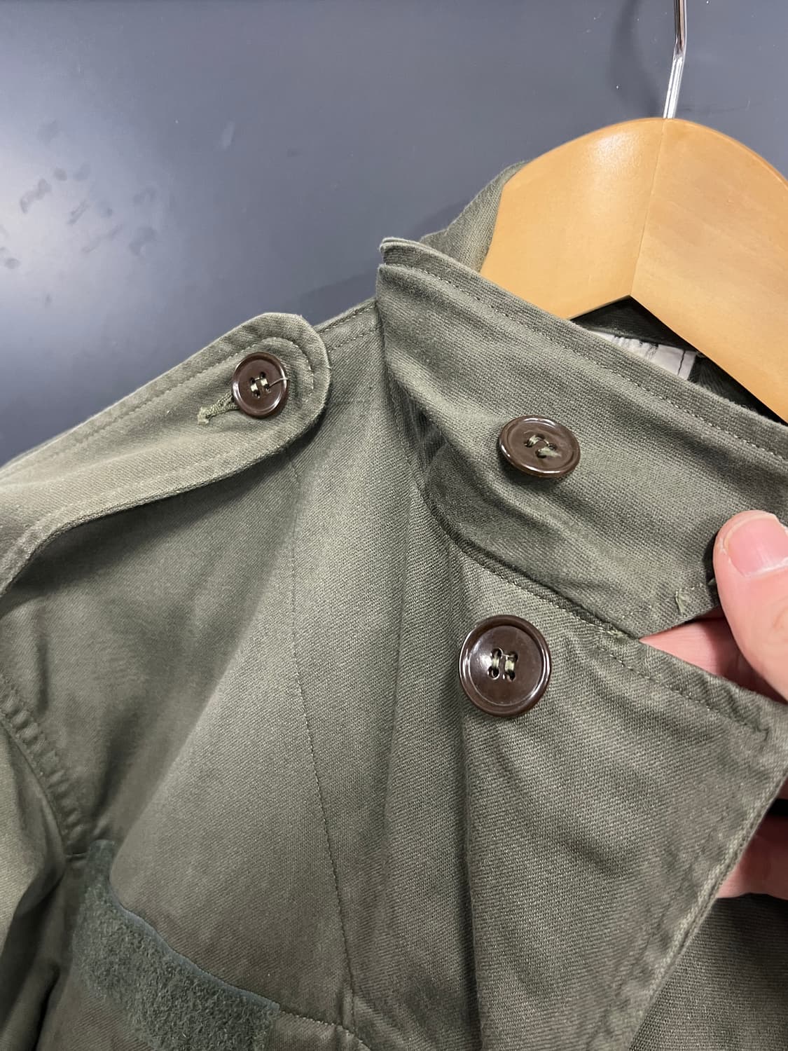 60s Military 오리지널 밀리터리 프랑스군 M64 필드 자켓 상품이미지9