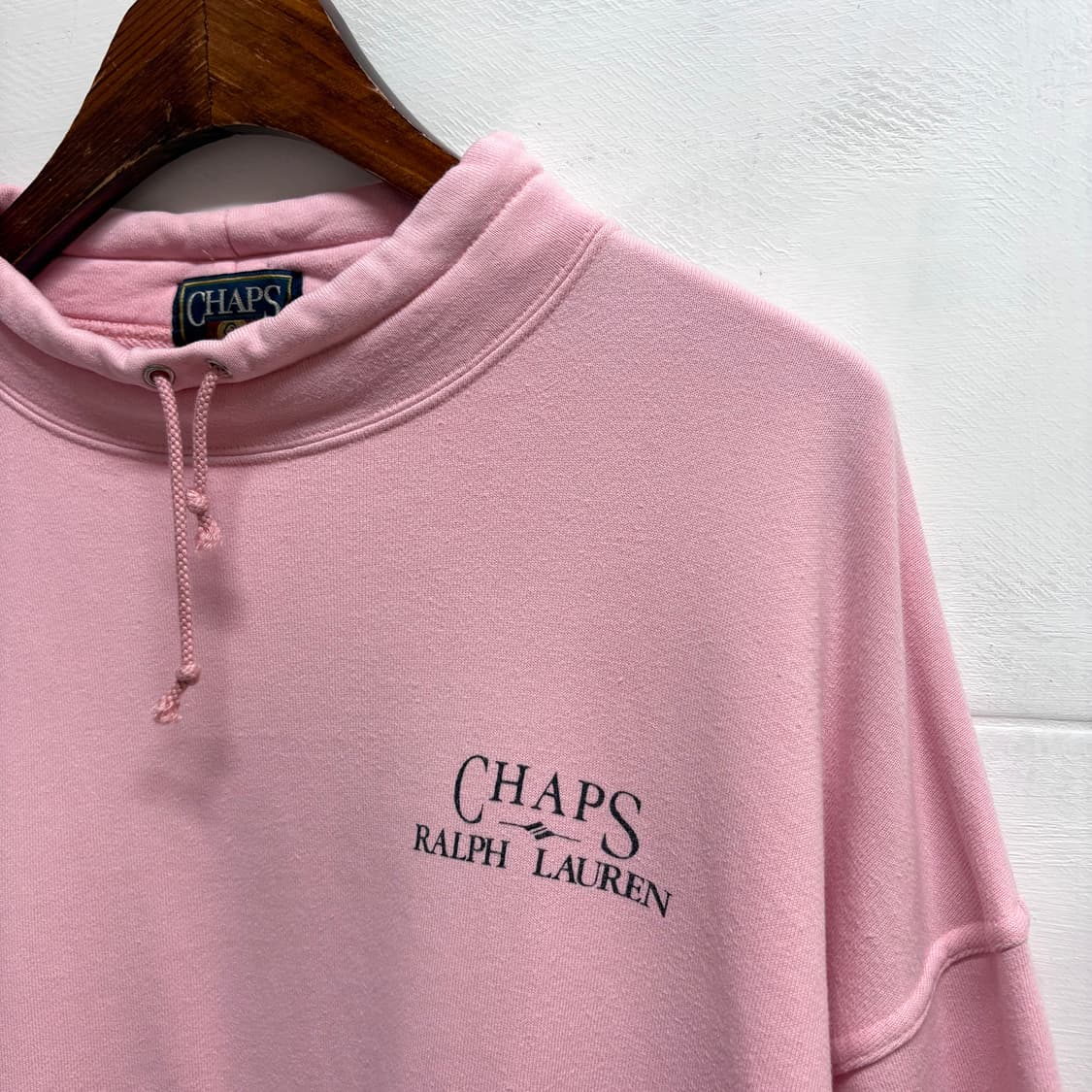 90's CHAPS RALPH LAUREN 챕스 랄프로렌 레어 핑크 롱슬 상품이미지5