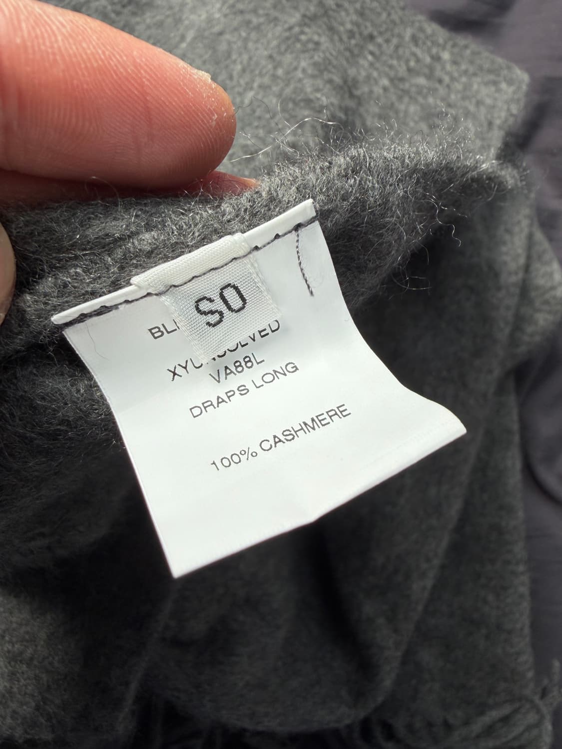 Bless블레스 머플러 그레이 상품이미지2