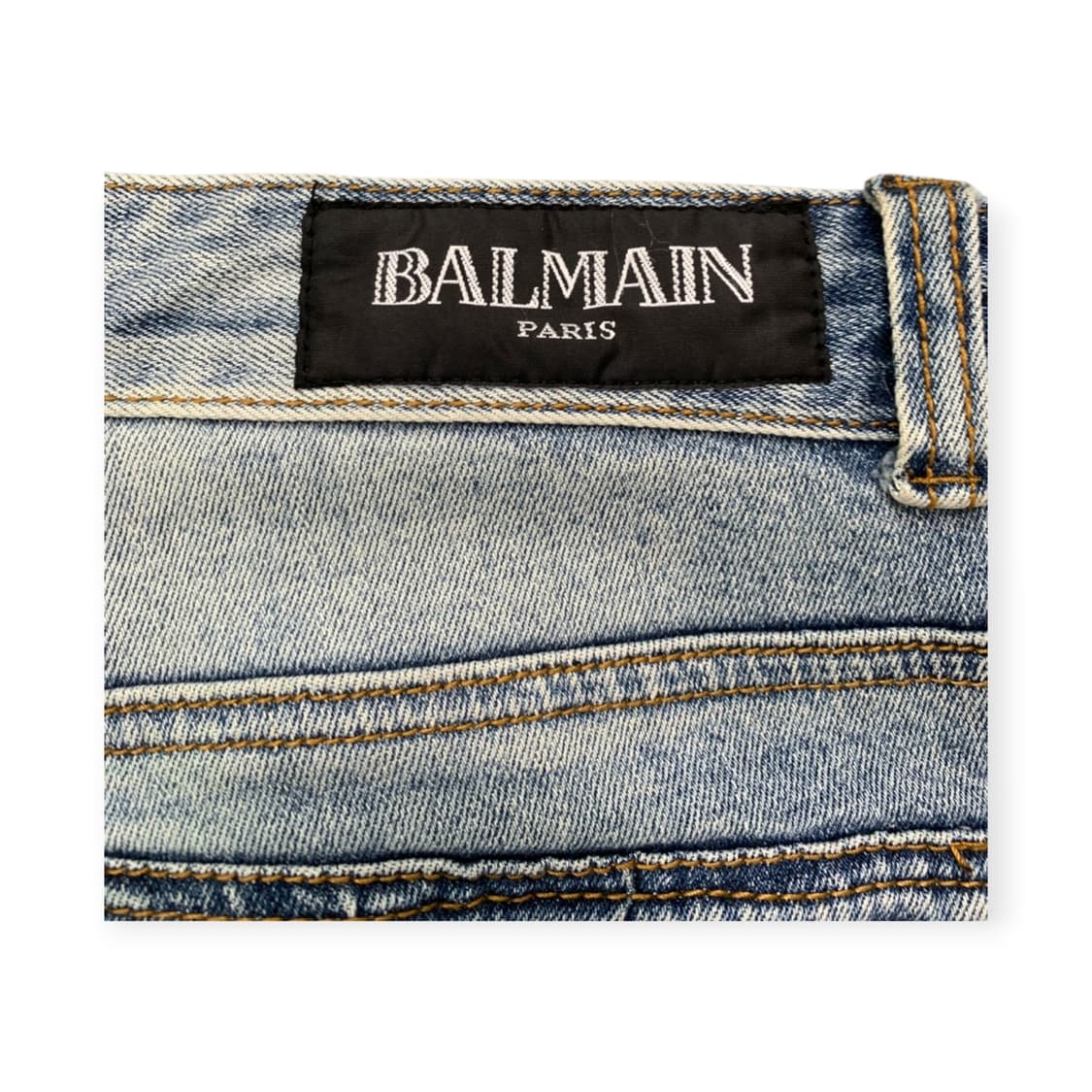 36)발망 워싱 데님 청바지 라이트블루 아이스진 데님팬츠 상품이미지3