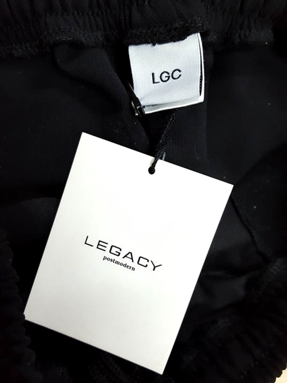 레가시 밴딩 이지 슬랙스 블랙 M 상품이미지5