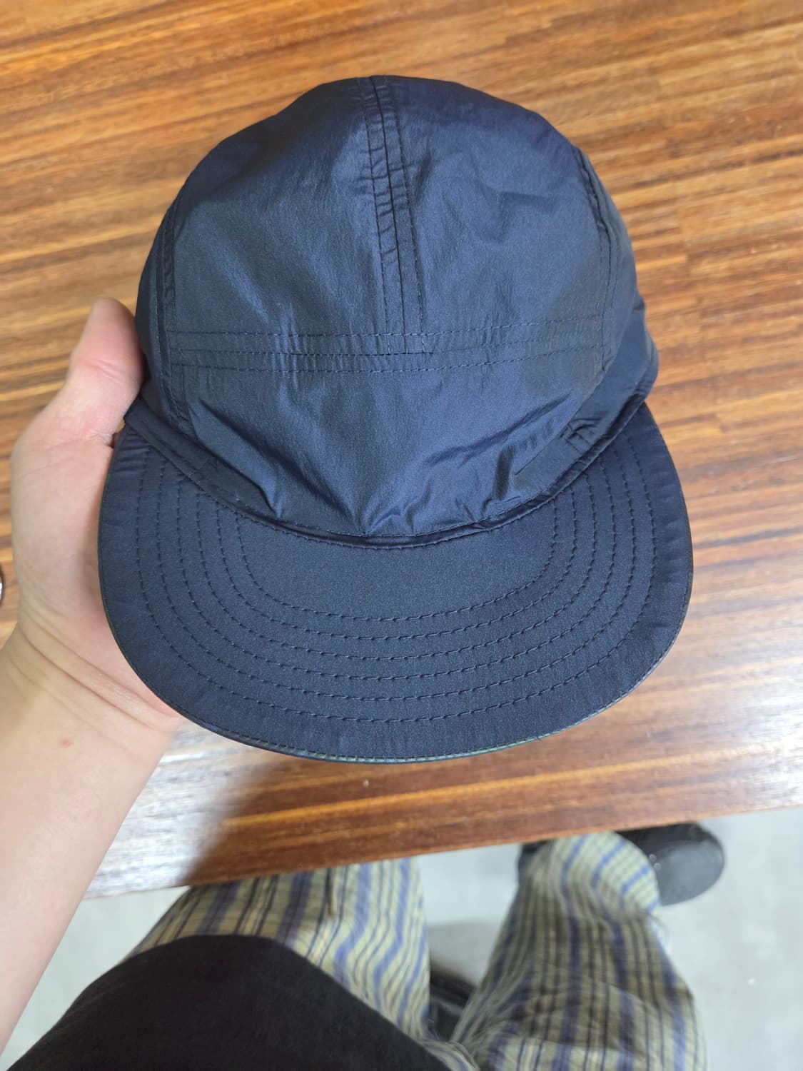 뉴에라 체크 나일론 리버시블 캠프캡 모자 프리  상품이미지5