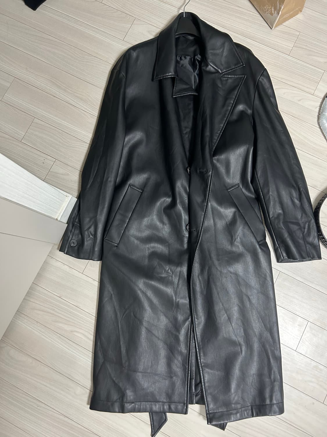 자라 레더코트 상품이미지1