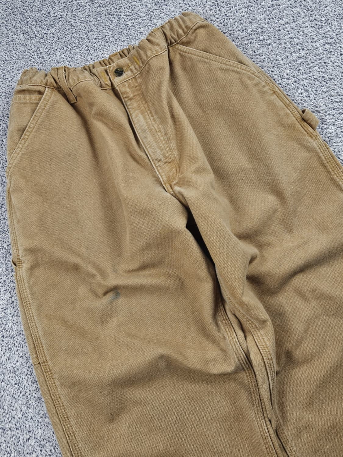 칼하트 헤비 플란넬 밴딩 커스텀 카펜터 팬츠 (40X30) / 10553 상품이미지6