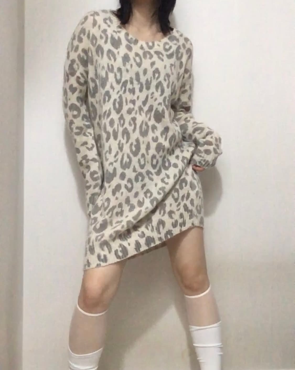 LOWRYS FARM animal knit ops 상품이미지7