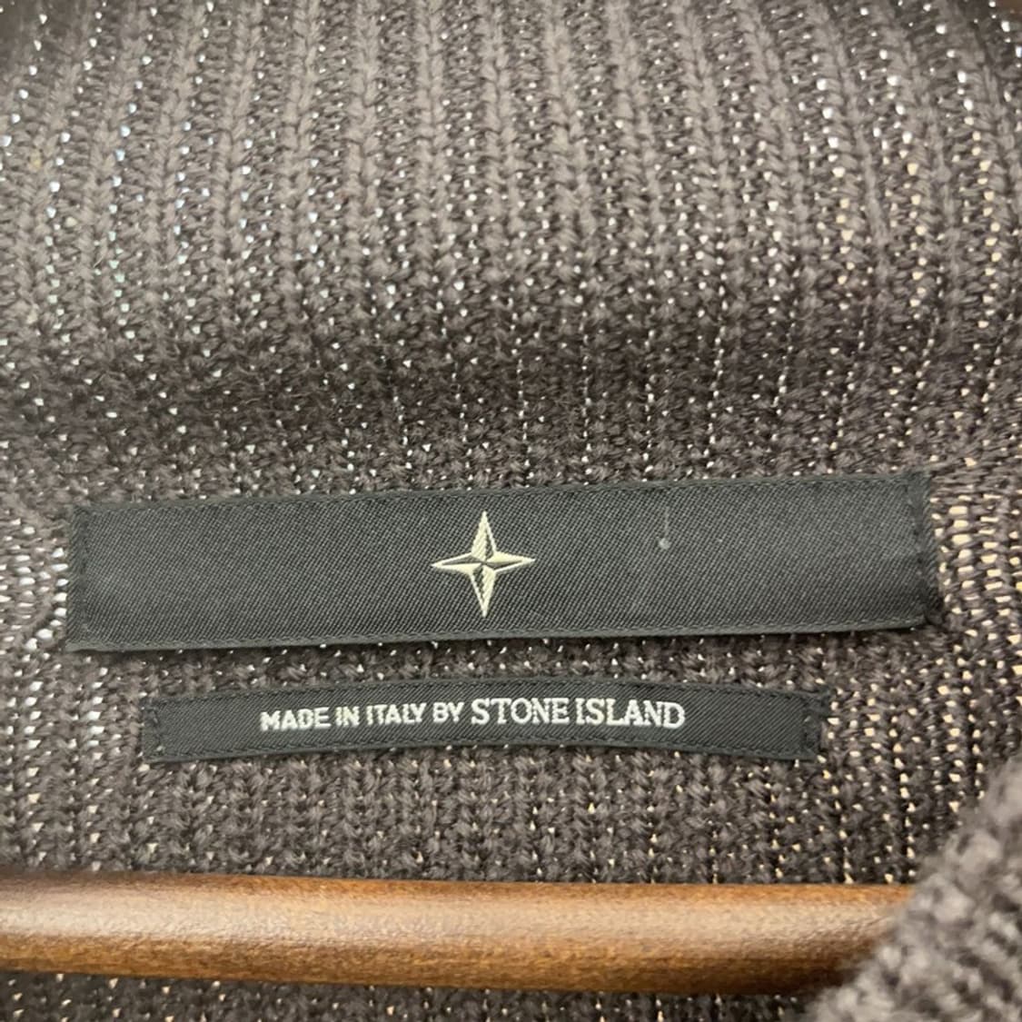 스톤아일랜드 캐주얼 폭닥 반집업 울 니트 105 C06940 상품이미지5